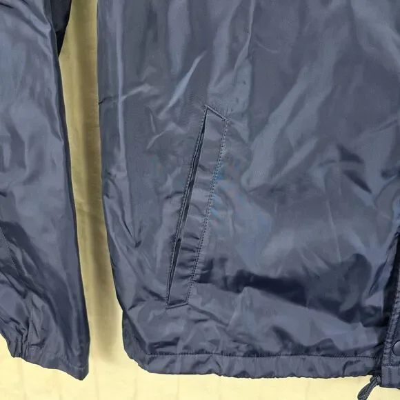 NWT Rhone Men's 100% Polyester Lined Snap Button Windbreaker Jacket Size M
